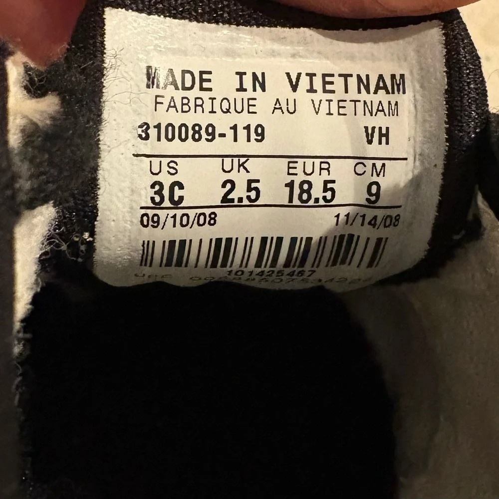 Nike Air Jordan Toddler Baby Sneakers Size 3C